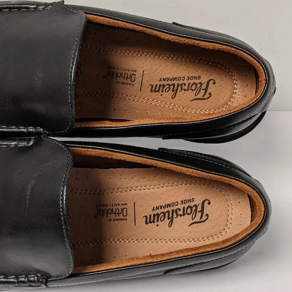 Florsheim Montigo Venetian Loafers, Black Leather, Men's 11 M