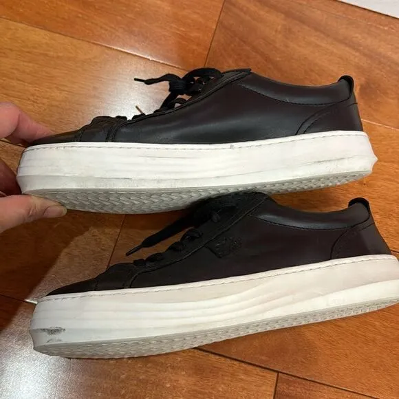 FLY London softinos Men's Leather Lace-up Sneakers size 39