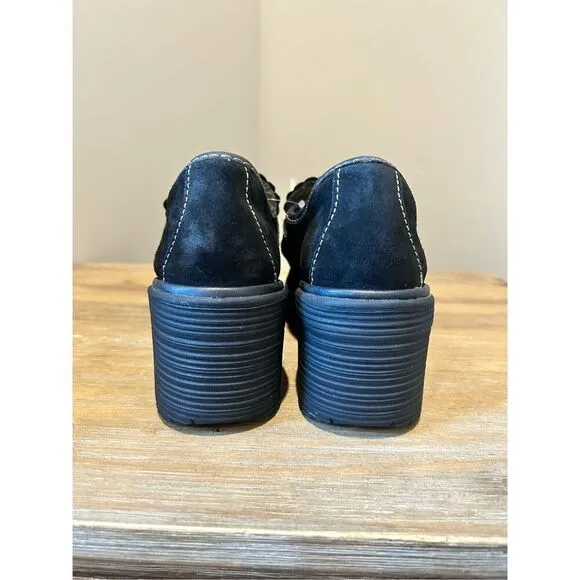 Fly London Wend Pump Suede Loafers