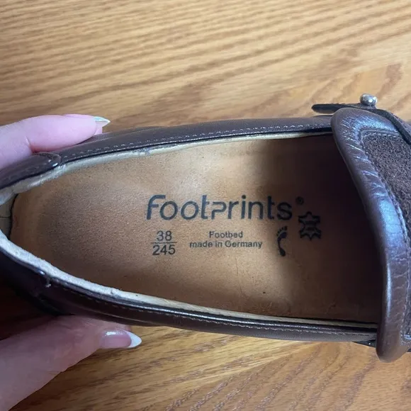 Footprints by Birkenstock Leather &amp; Suede Loafers Size 38