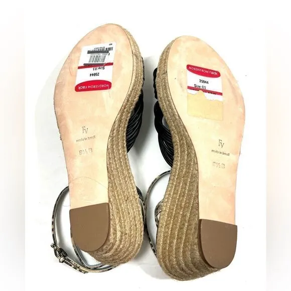 Frances Valentine Jute Espadrille Wedge Sandals