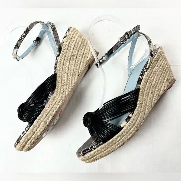 Frances Valentine Jute Espadrille Wedge Sandals