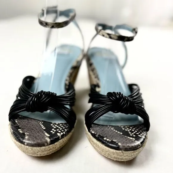 Frances Valentine Jute Espadrille Wedge Sandals