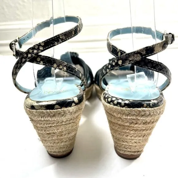 Frances Valentine Jute Espadrille Wedge Sandals