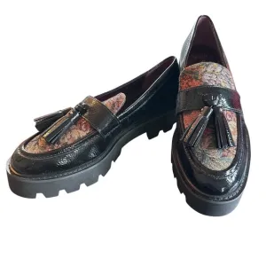 Franco Sarto Balinna Platform Tassel Loafer Lug Heel New w/Box sz 8