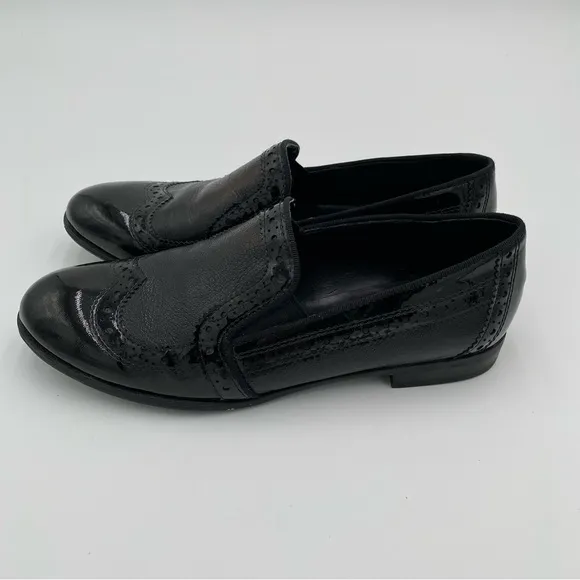 Franco Sarto Leather Slip On Oxford Flats Shoes Classic Business Loafers Size 6