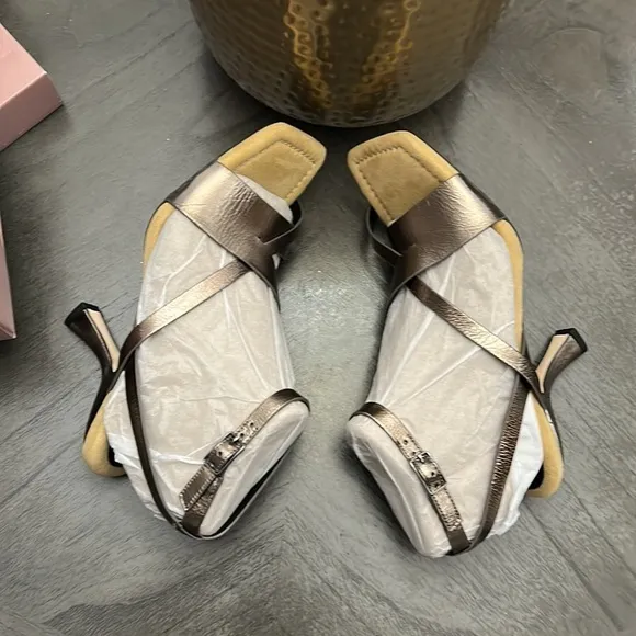 Franco Sarto Reily Ankle Strap Leather Dress Sandals