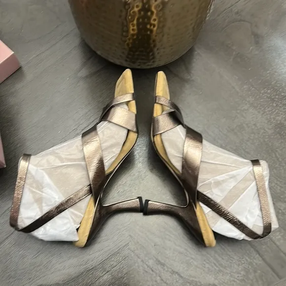 Franco Sarto Reily Ankle Strap Leather Dress Sandals