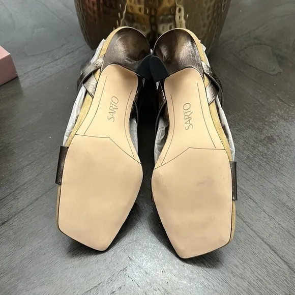 Franco Sarto Reily Ankle Strap Leather Dress Sandals