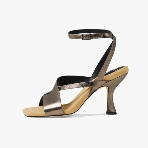 Franco Sarto Reily Ankle Strap Leather Dress Sandals