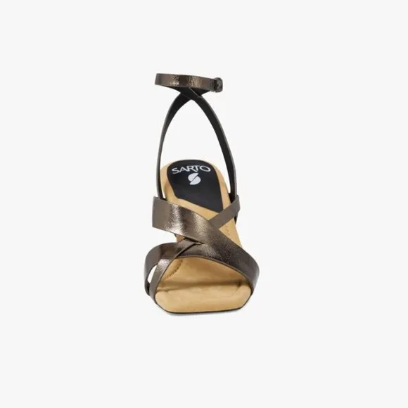 Franco Sarto Reily Ankle Strap Leather Dress Sandals