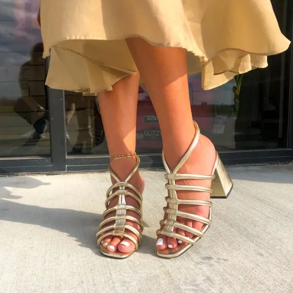 Free People COLETTE CINCHED  High-heels sandals Size/7.5
