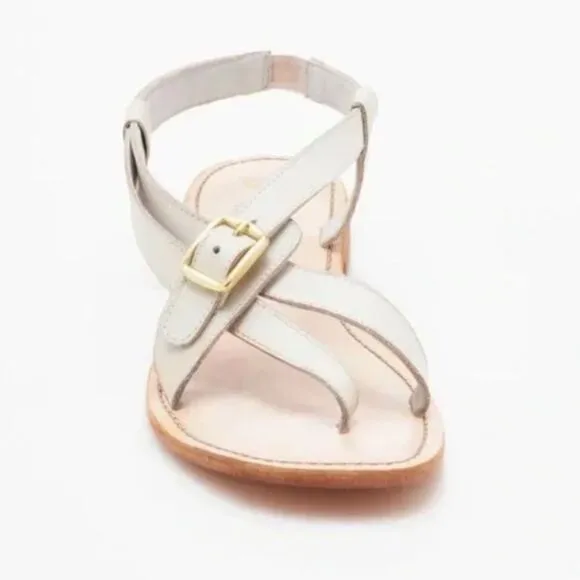 Free People La Risa Flat White Sandals size 41