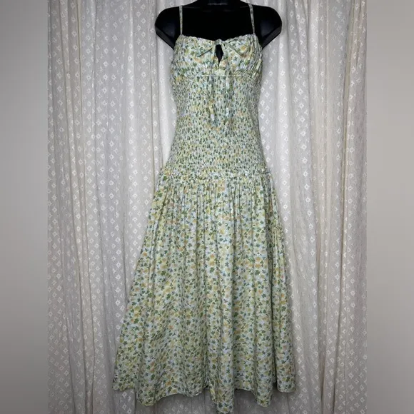 Free People Lavender Daze Dress (Green Combo)