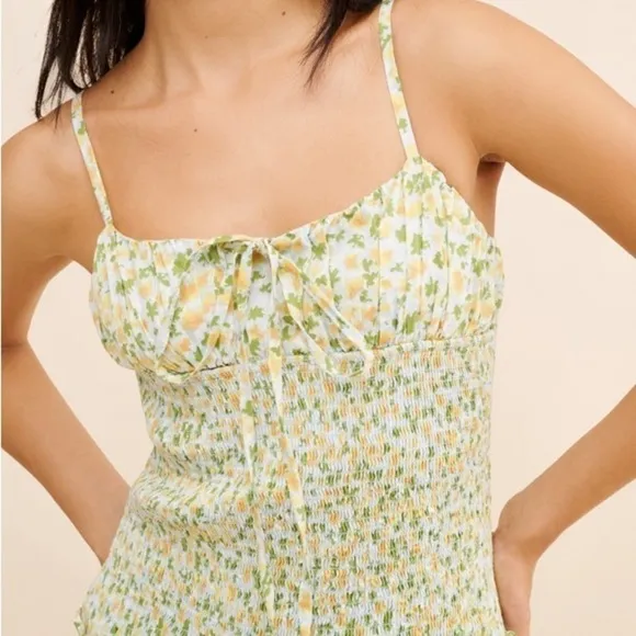 Free People Lavender Daze Dress (Green Combo)