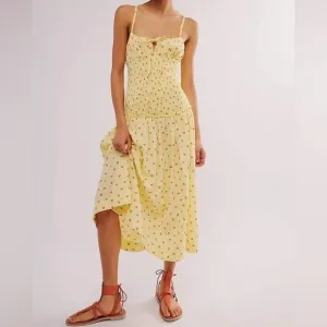 Free People Lavender Daze Dress (Strawberry Lemon Combo)
