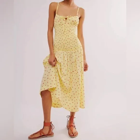 Free People Lavender Daze Dress (Strawberry Lemon Combo)