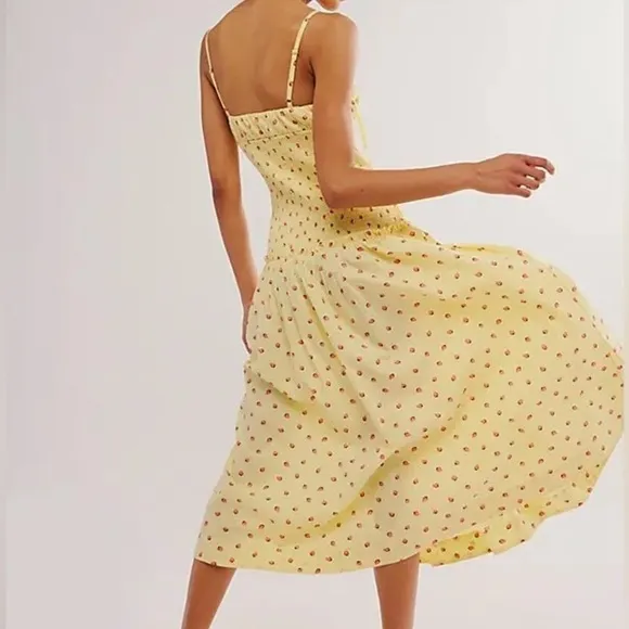 Free People Lavender Daze Dress (Strawberry Lemon Combo)