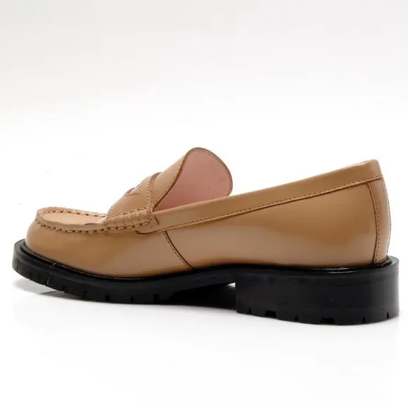 Free People Liv Loafers / Camel NWOB Size 38/8