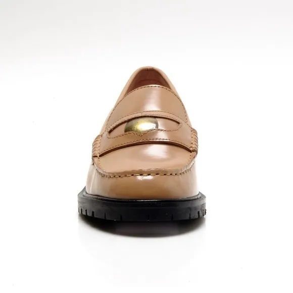 Free People Liv Loafers / Camel NWOB Size 38/8