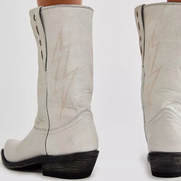 FREE PEOPLE Mexicana Lightning Strikes Western Boots Size‎ 7 NEW WITH TAG