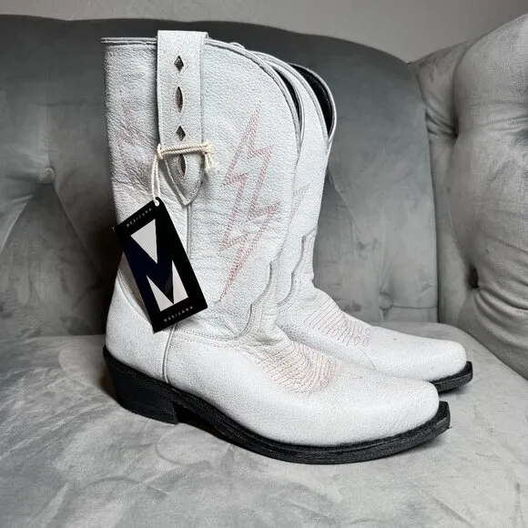 FREE PEOPLE Mexicana Lightning Strikes Western Boots Size‎ 7 NEW WITH TAG