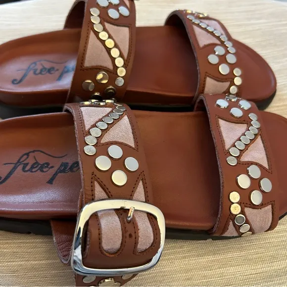 Free People Revelry Studded Sandals Size 8.5