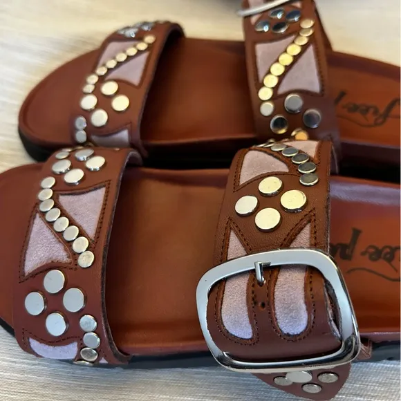 Free People Revelry Studded Sandals Size 8.5