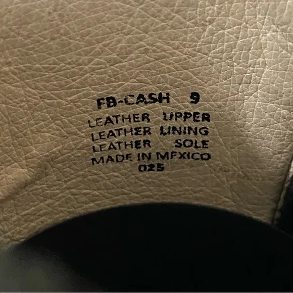 Freebird Black Cash Boots Size 9