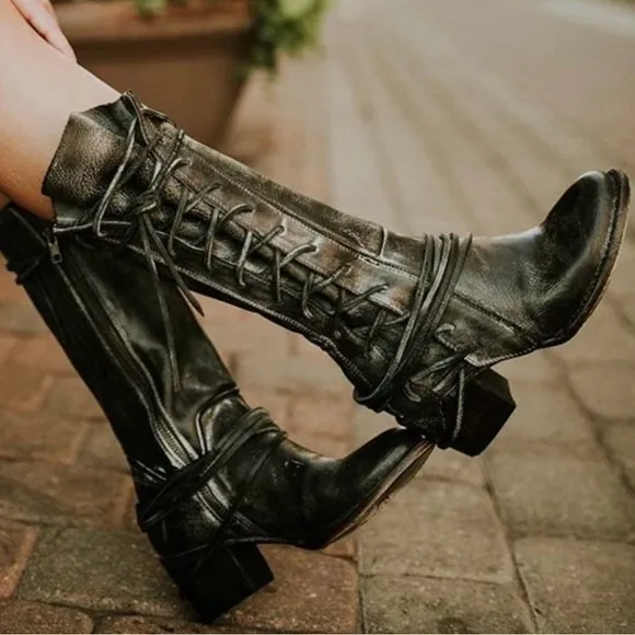 Freebird Black Cash Boots Size 9