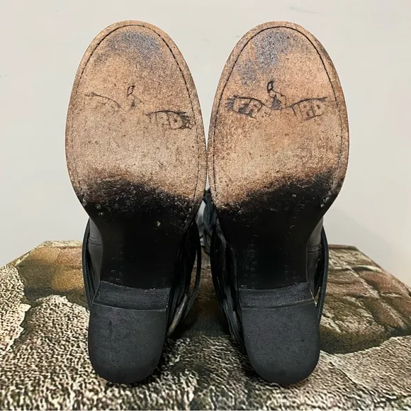 Freebird Black Cash Boots Size 9