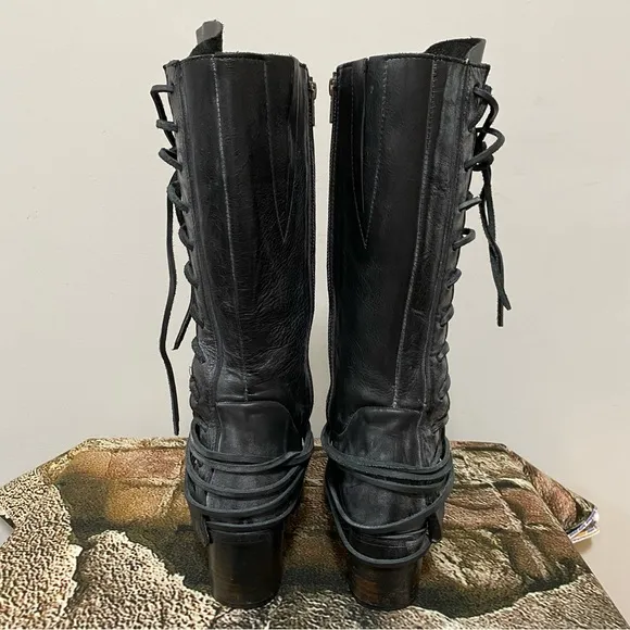Freebird Black Cash Boots Size 9