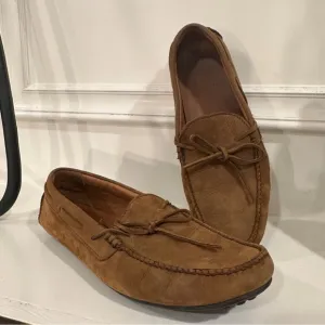 Frye 8D Brown Suede Loafers with Moccasin Style