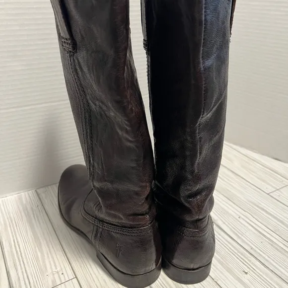 *Frye | Anna Mid Pull Pull On Slouch Boot Size 7