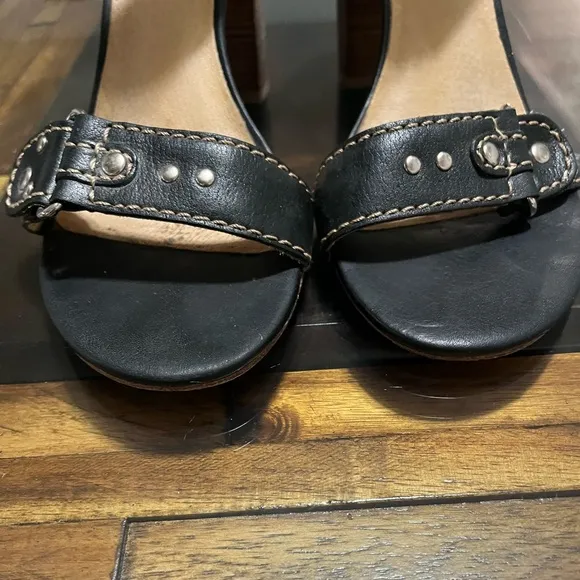 Frye April Studded Ring Ankle Strap Sandals Size 8
