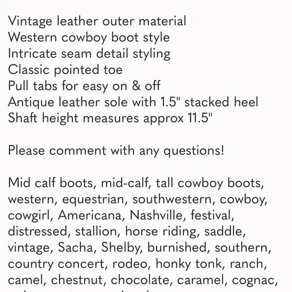 Frye Billy Pull On Leather Western Heel Boots in Smoke 6.5