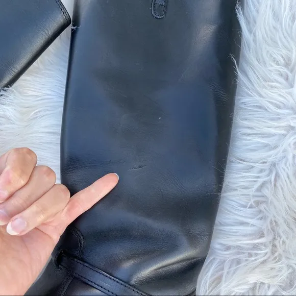Frye black riding pull on boots 6