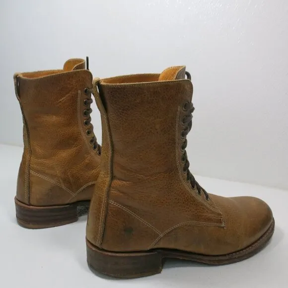 Frye Boots 87580COG  Brando Oil Tanned Leather Lace Up Boots Men's Footwear 7.5