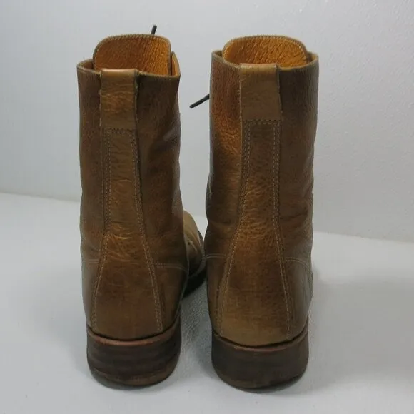 Frye Boots 87580COG  Brando Oil Tanned Leather Lace Up Boots Men's Footwear 7.5