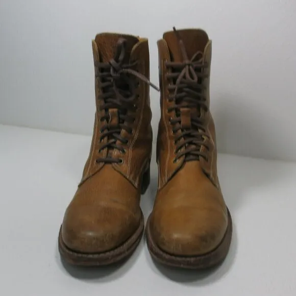 Frye Boots 87580COG  Brando Oil Tanned Leather Lace Up Boots Men's Footwear 7.5