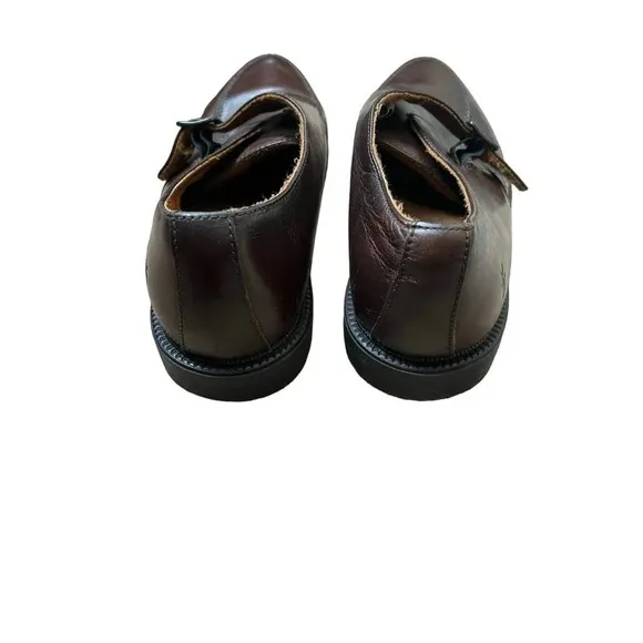 FRYE Frasier Monk Strap Brown Leather Oxford Loafers Men’s 11