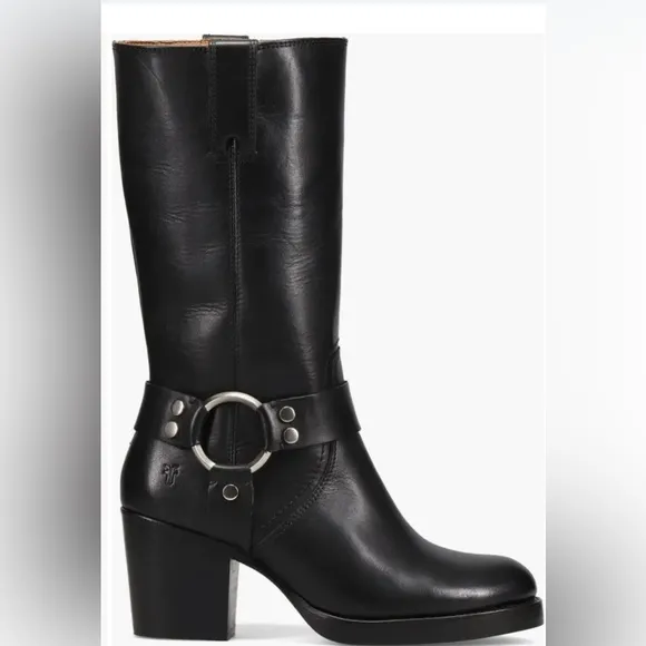 Frye Jean Harness Heel Pull On Western Boots Size 7.5