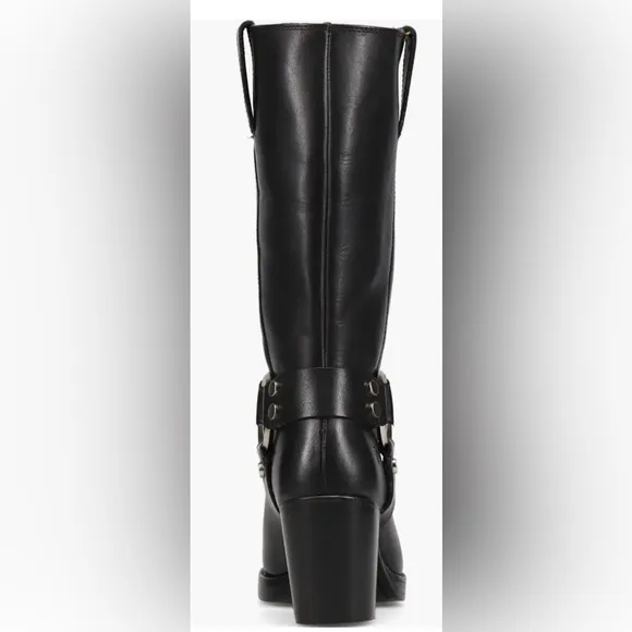 Frye Jean Harness Heel Pull On Western Boots Size 7.5