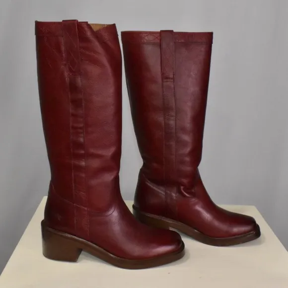 Frye Kate Pull On, Merlot, Size 9.5