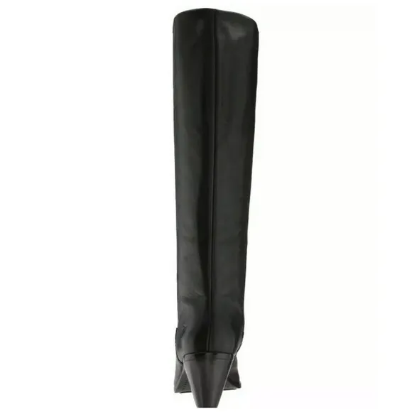FRYE | LILA SLOUCH LEATHER PULL-ON POINTED BOOTS