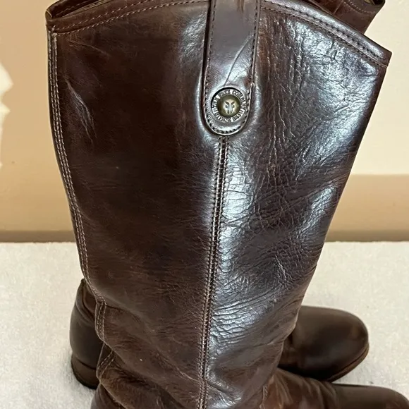 Frye Melissa Brown Boots Sz 8