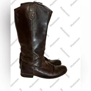Frye Melissa Brown Boots Sz 8