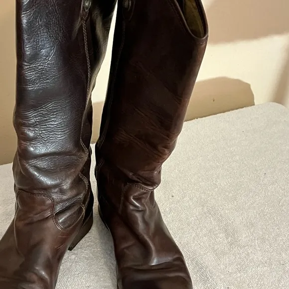 Frye Melissa Brown Boots Sz 8