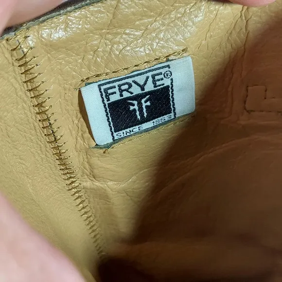 Frye Paige Brown Leather Tall Pull On Boots‎