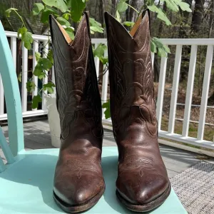 Frye Pull On Cowboy Western Boots Brown 10.5 or 10 1/2